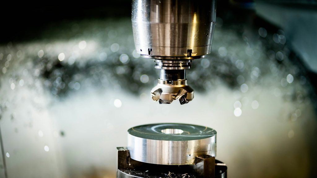 Machining a part on a CNC milling machine